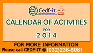 CEDF-IT Training Courses 2014 trainings